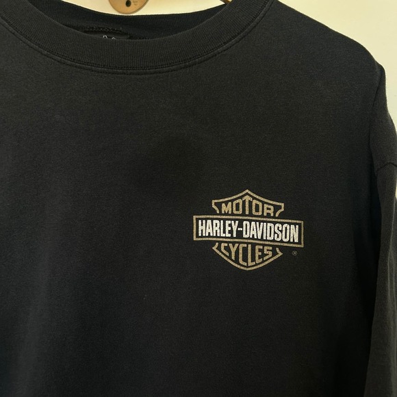 Vintage Harley Davidson Wraparound Tee 1996 - Picture 3 of 5